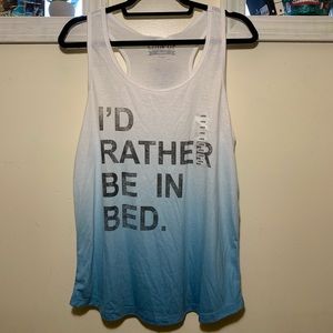 White & Blue Tank-Top